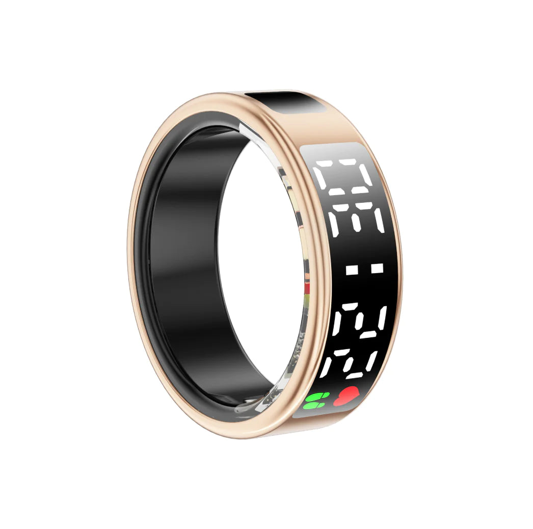 Touchscreen Smart Ring with Flip Display