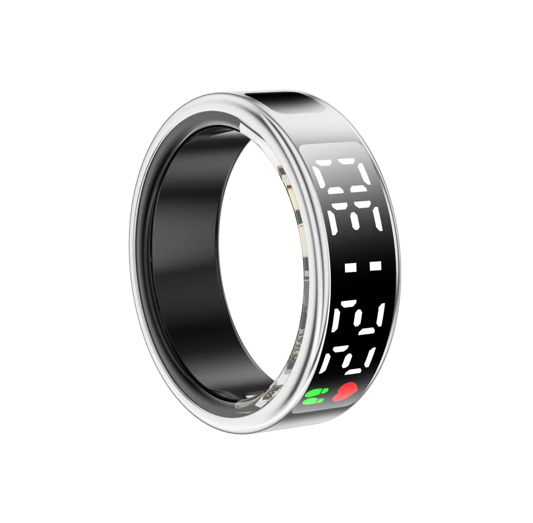 Touchscreen Smart Ring with Flip Display